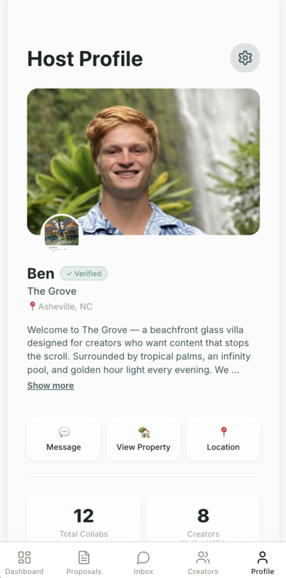 Discover Creators Screenshot